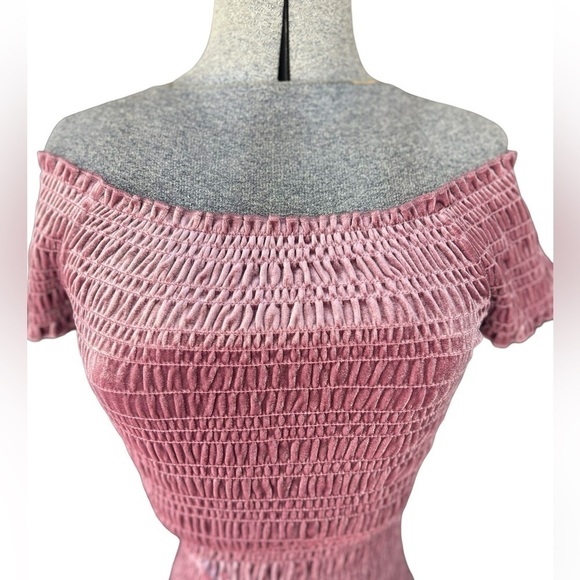 Aeropostale Pink Velvet Top - Picture 4 of 7
